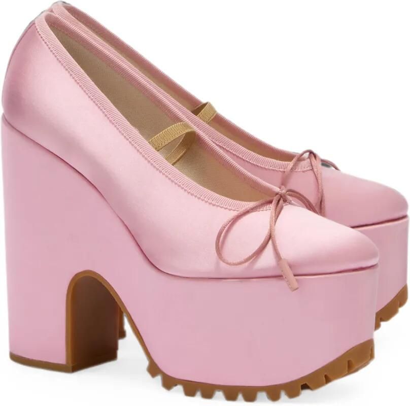 Moschino Pumps met plateauzool Roze - Foto 2