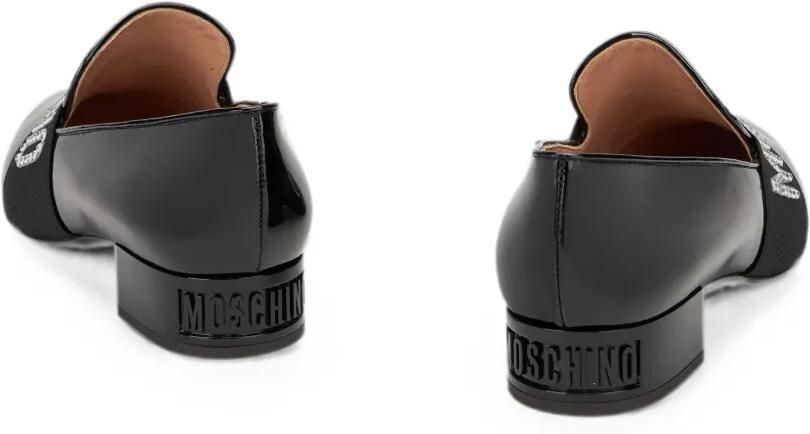 Moschino Pumps verfraaid met kristallen en logoplakkaat Zwart - Foto 2