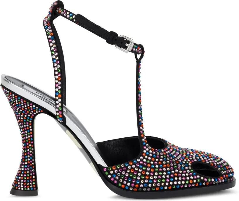 Moschino Pumps verfraaid met kristallen Zwart