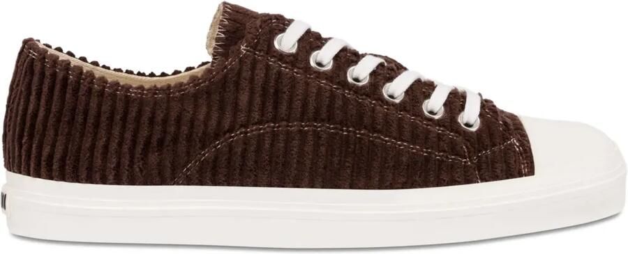 Moschino Ribfluwelen sneakers 30A MARRONE