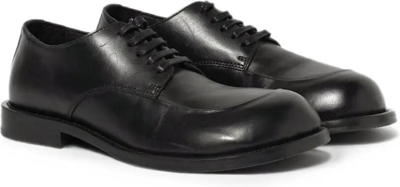 Moschino round-toe leather Derby shoes Zwart - Foto 4