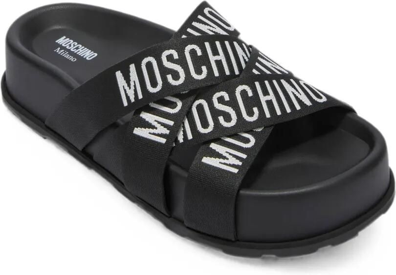 Moschino Sandalen met gekruiste bandjes Zwart - Foto 3