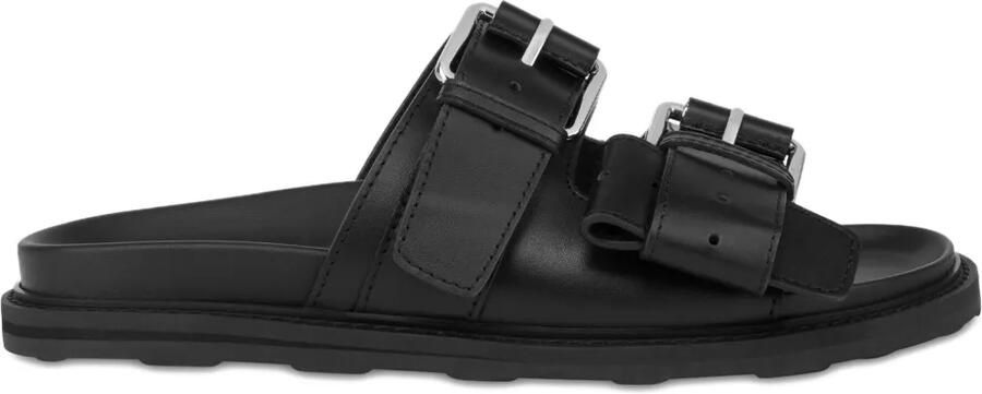 Moschino Sandalen met gesp Zwart