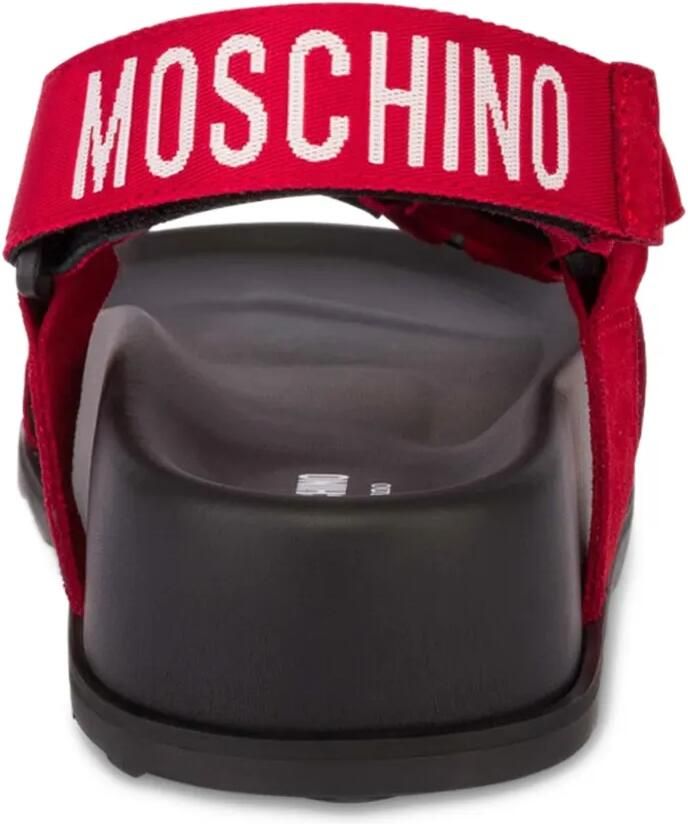 Moschino Sandalen met logoprint Rood - Foto 2