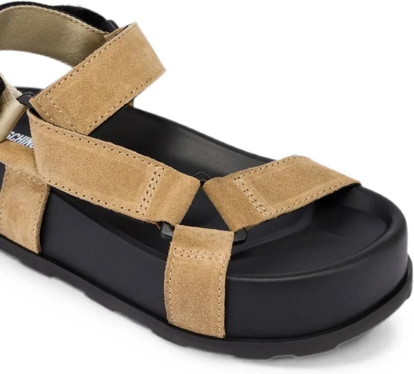 Moschino Sandalen met plateauzool Beige - Foto 2