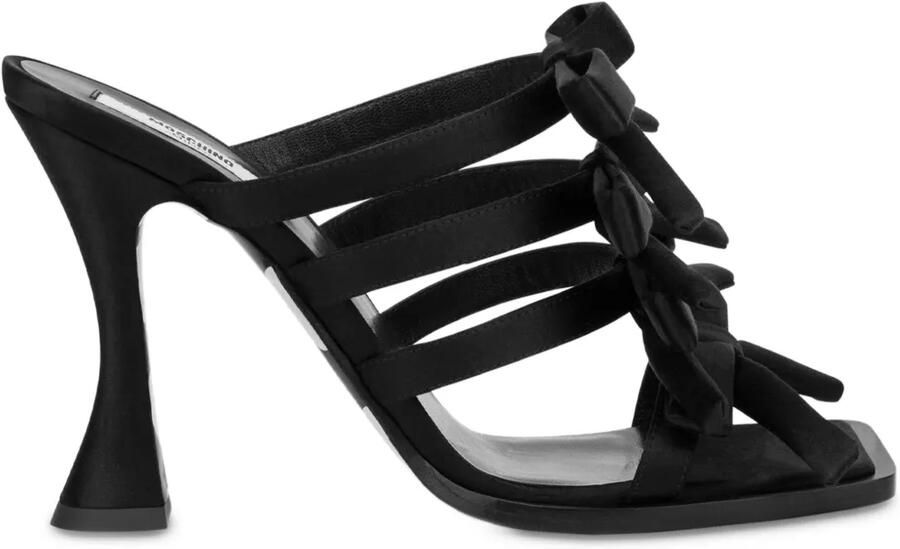 Moschino Sandalen verfraaid met strik Zwart