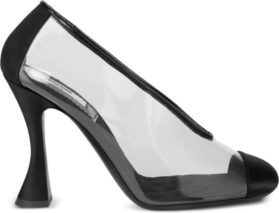 Moschino Semi-doorzichtige pumps Wit