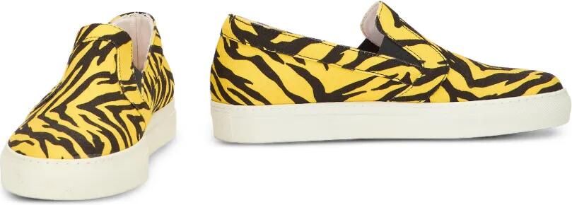 Moschino Slip-on sneakers met tijgerprint Geel - Foto 3