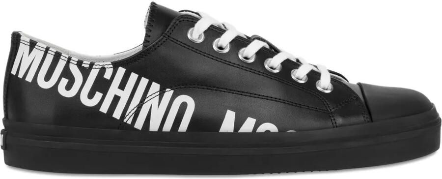 Moschino Sneakers met logo Zwart