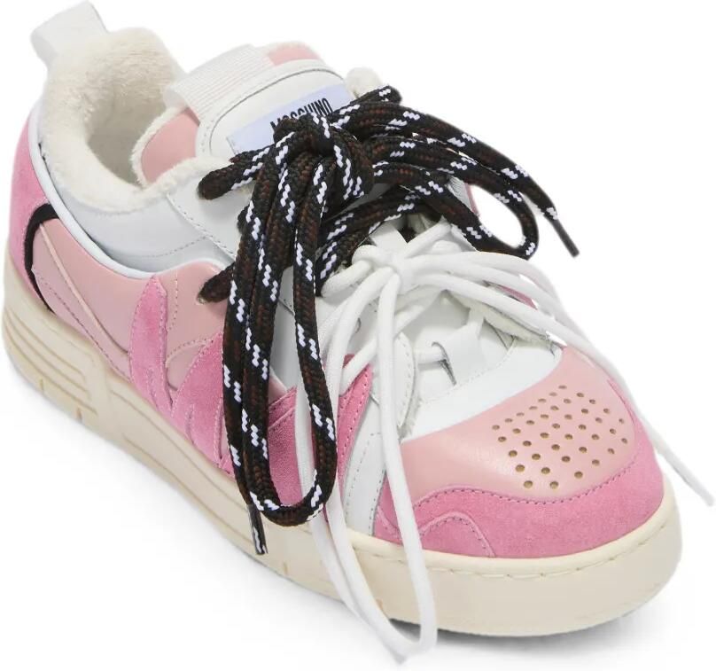Moschino Sneakers met logopatch Roze - Foto 2