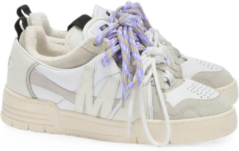Moschino Sneakers met logopatch Wit - Foto 4