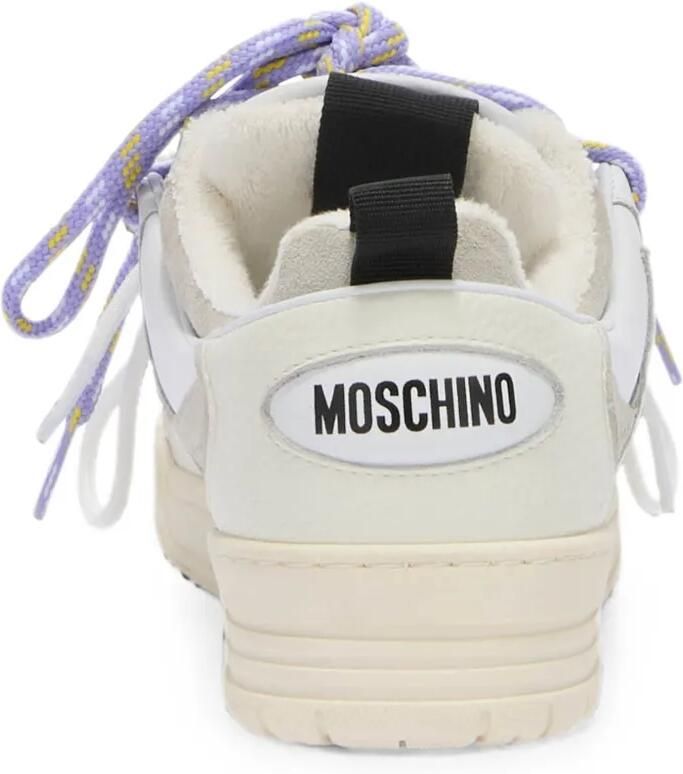 Moschino Sneakers met logopatch Wit - Foto 3