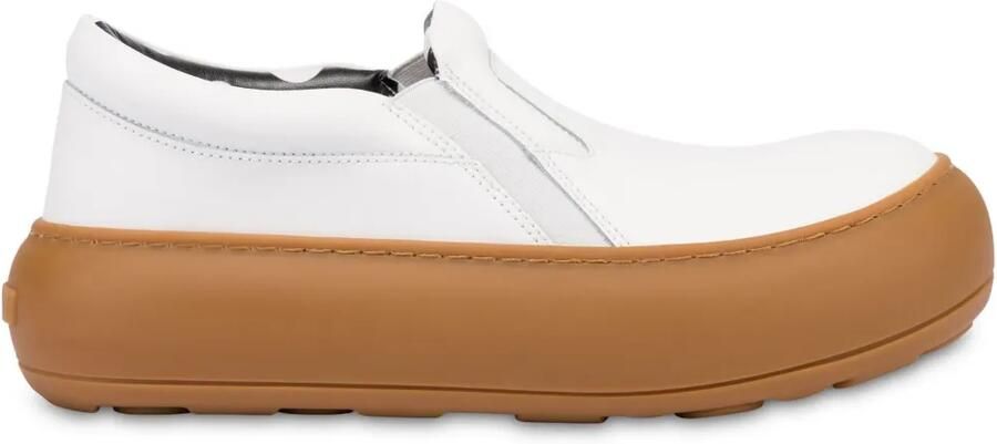Moschino Sneakers met oversized zool Wit