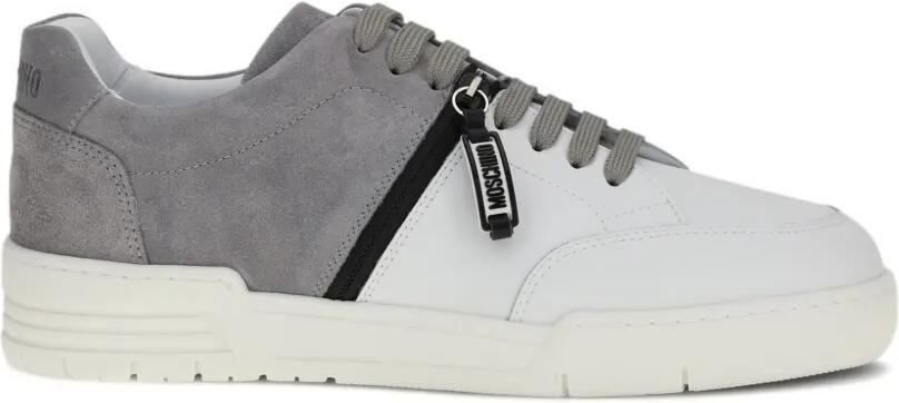 Moschino Sneakers met ritsdetail Wit