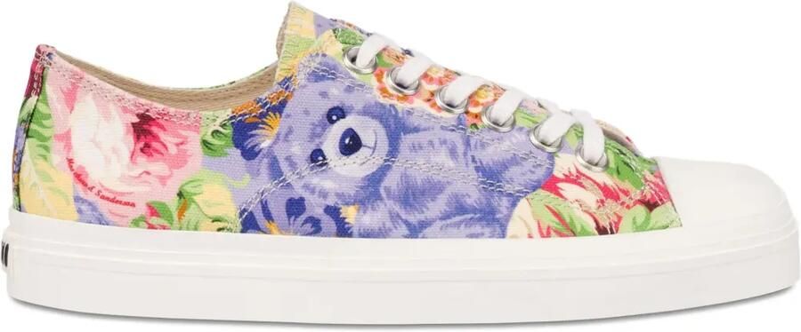 Moschino Sneakers met Teddy Bear-print Blauw