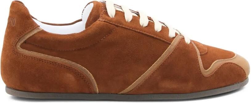 Moschino Sneakers met vlakken Bruin