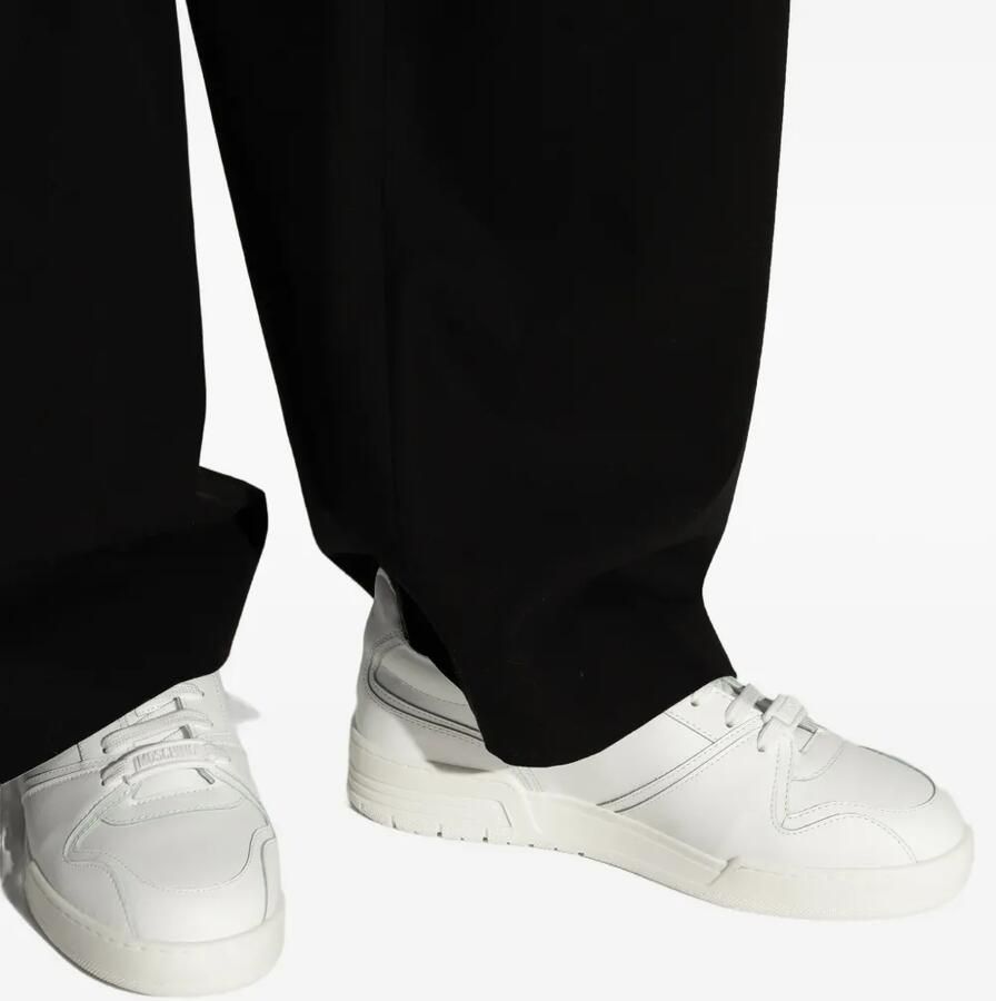Moschino Sneakers met vlakken en veters Wit