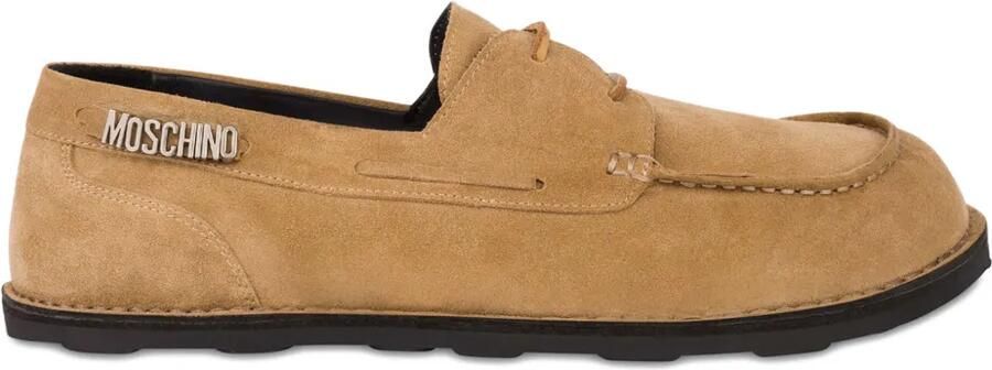 Moschino Suède loafers Bruin