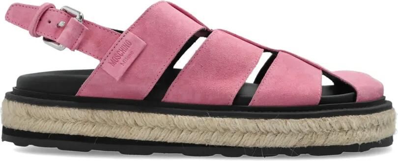 Moschino Suède sandalen Roze