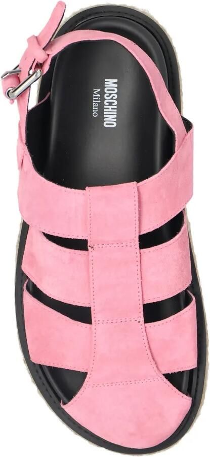 Moschino Suède sandalen Roze - Foto 3