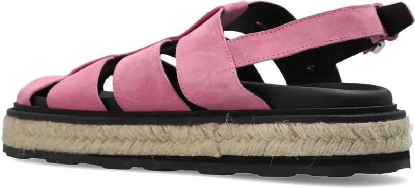 Moschino Suède sandalen Roze - Foto 5