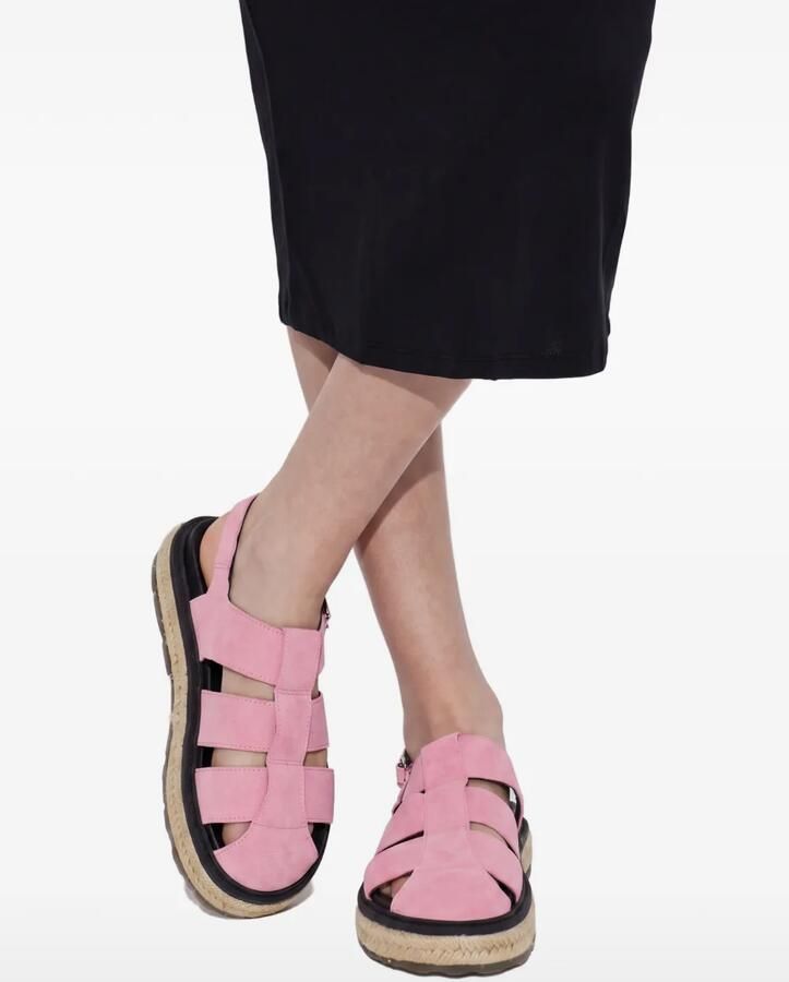 Moschino Suède sandalen Roze - Foto 2