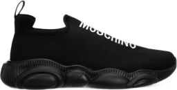 Moschino Teddy Sole sneakers met logo-print Zwart