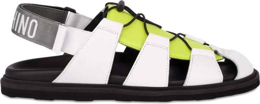 Moschino Uitgesneden sandalen Wit