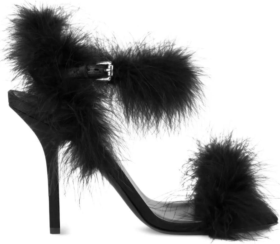 Moschino Verfraaide sandalen Zwart