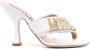Moschino Muiltjes met logoplakkaat Wit - Thumbnail 1