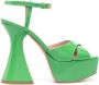 Moschino Lakleren sandalen Groen - Thumbnail 1