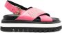 Moschino Sandalen met plateauzool Roze - Thumbnail 1