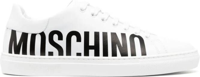 Moschino Serena leren sneakers Wit