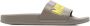 Moschino Slippers met logo-reliëf Grijs - Thumbnail 1