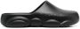 Moschino Slippers met logo-reliëf Zwart - Thumbnail 1