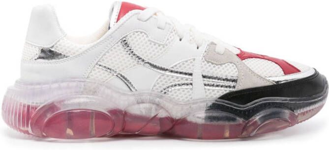 Moschino Sneakers met doorzichtige zool Wit