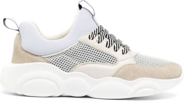 Moschino Sneakers met teddybeerzool Wit