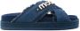 Mou Denim slippers Blauw - Thumbnail 1