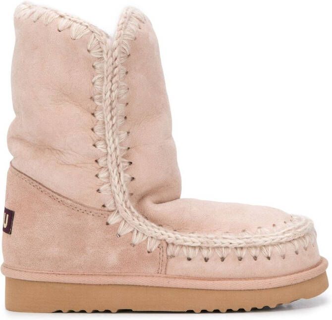 Mou Eskimo gehaakte laarzen Roze