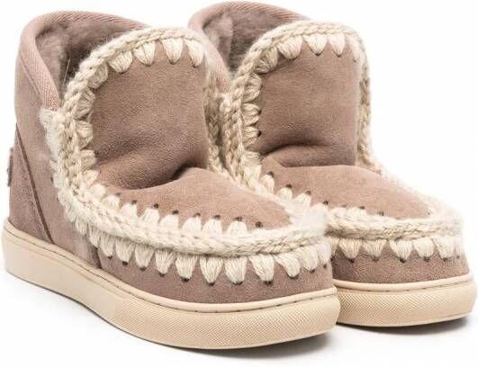 Mou Kids Suède winterlaarzen Beige