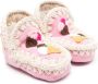 Mou Kids Summer Eskimo laarzen met gehaakt detail Roze - Thumbnail 1