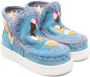 Mou Kids Summer Eskimo suède sneakers Blauw - Thumbnail 1