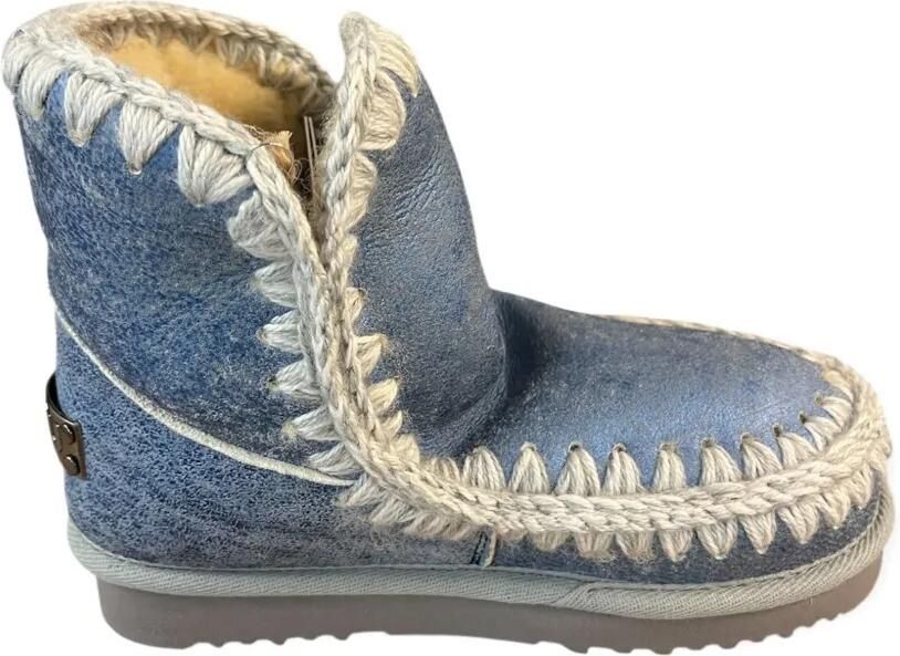 Mou 18 enkellaarzen Blauw