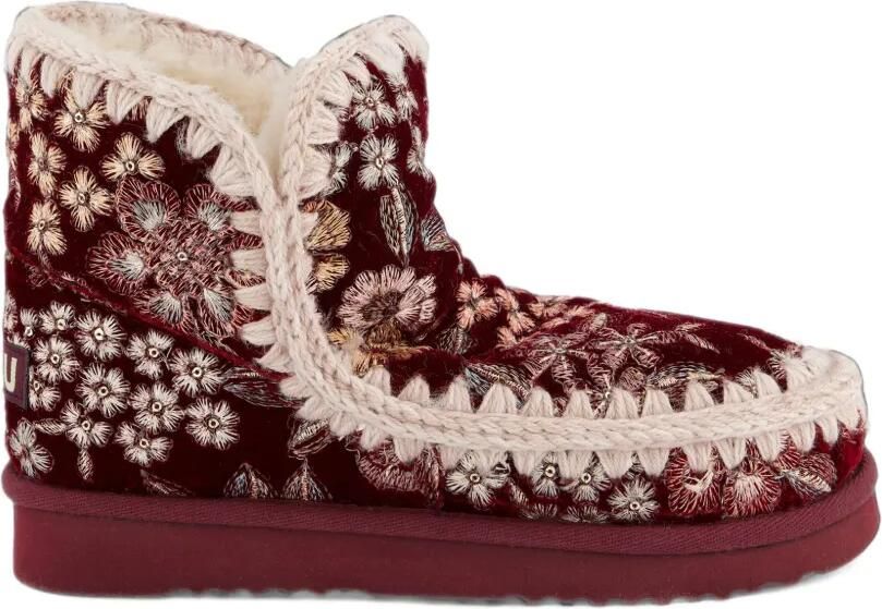 Mou 18 Eskimo fluwelen laarzen Rood