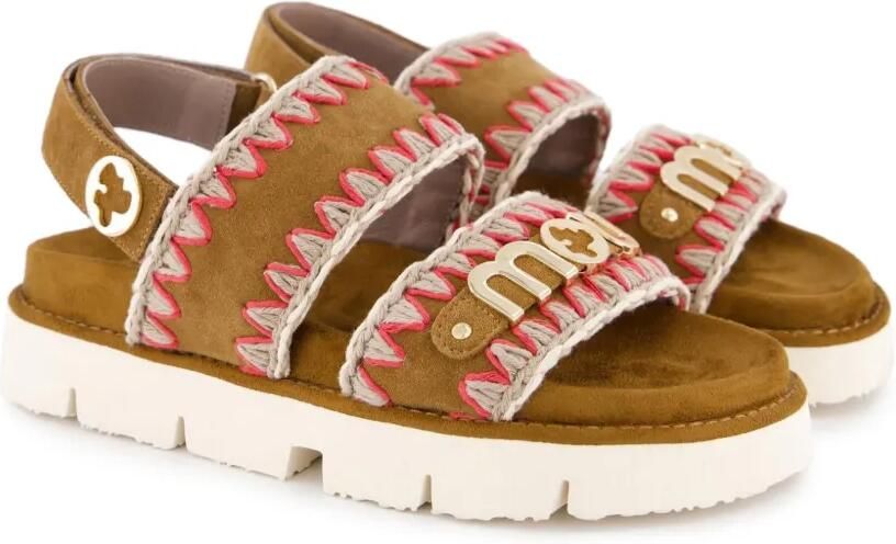 Mou Bio sandalen Bruin - Foto 4