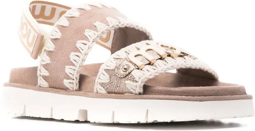 Mou Bio sandalen met bandjes Bruin - Foto 2