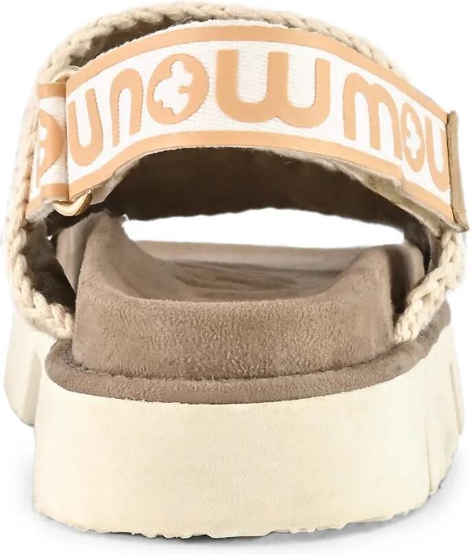 Mou Bio sandalen met gehaakte afwerking Beige - Foto 2