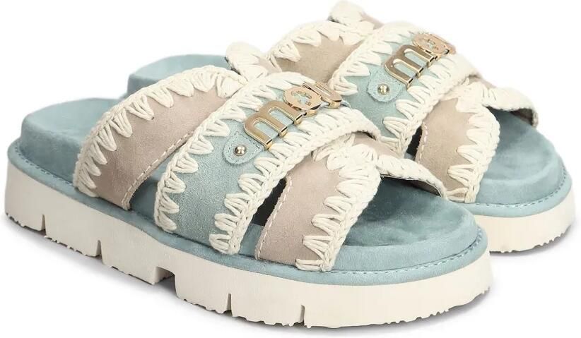 Mou Bio suède sandalen Blauw - Foto 3