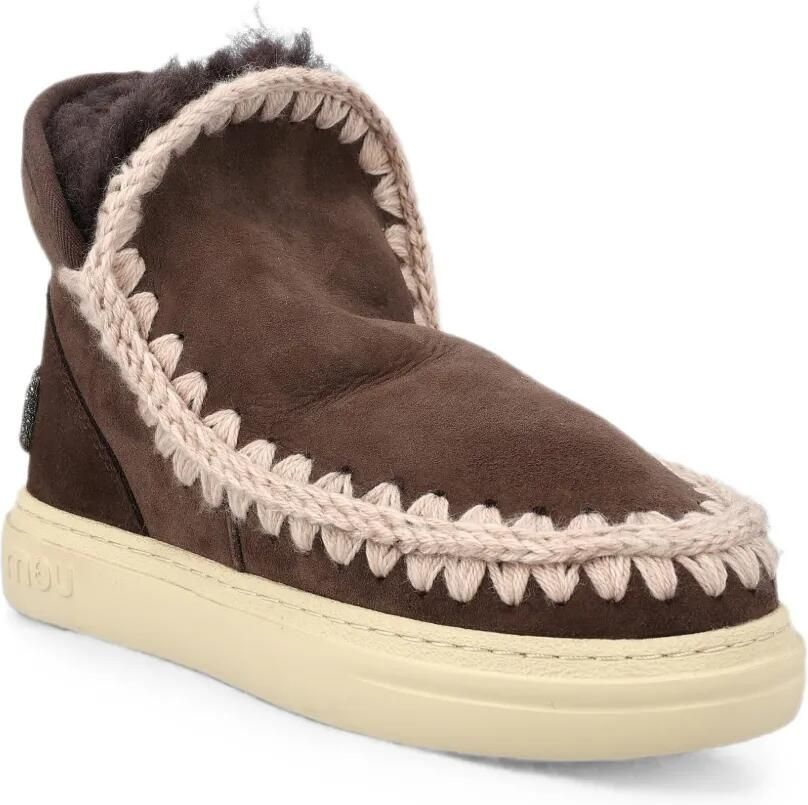 Mou Bold sneakers met logo met glitters Bruin - Foto 2