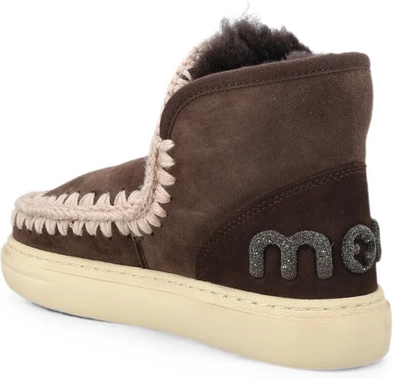 Mou Bold sneakers met logo met glitters Bruin - Foto 3
